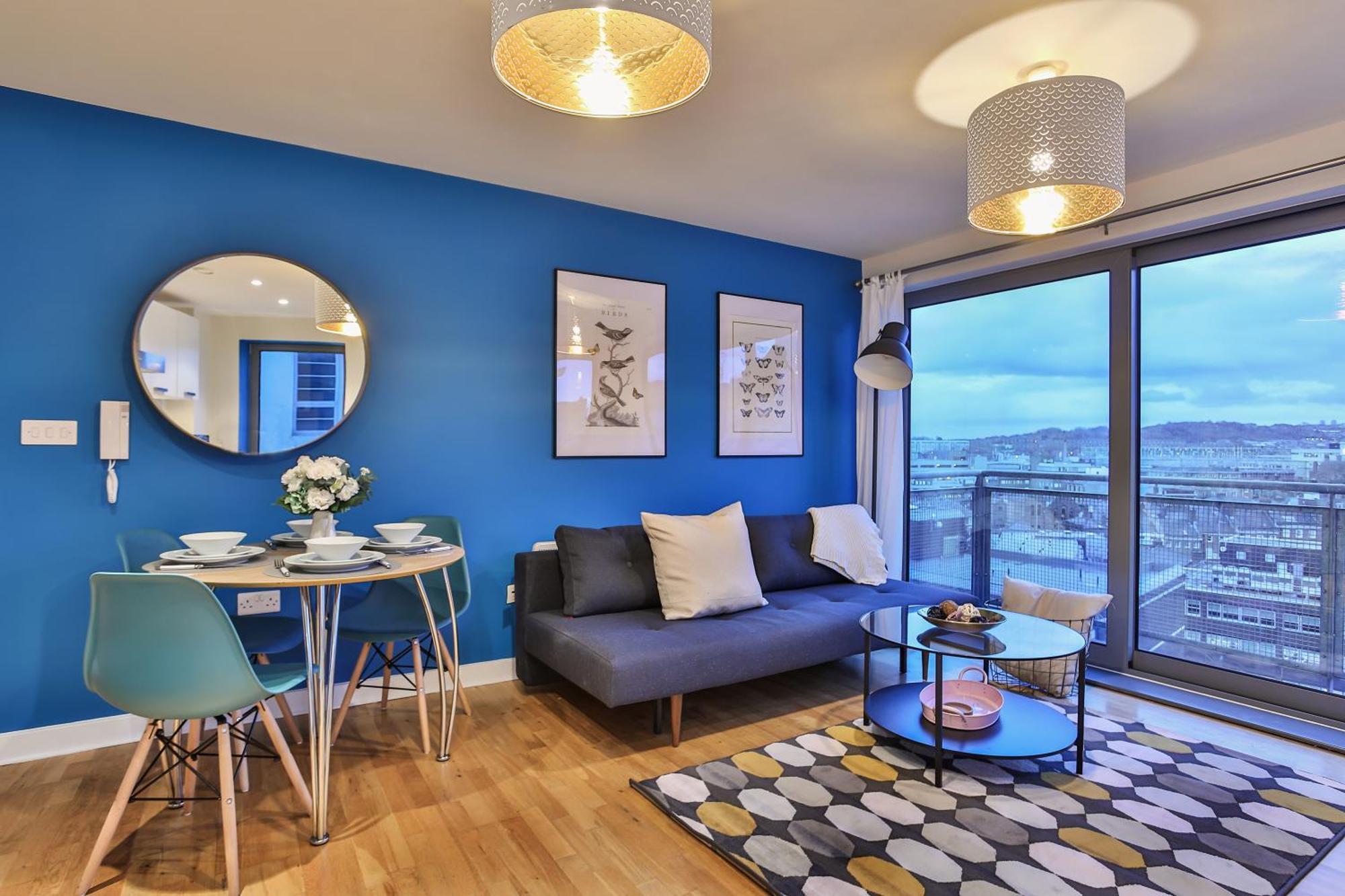 Skyview Apartment By Noknokstay - City Centre With Parking - Group, Family, Business シェフィールド エクステリア 写真